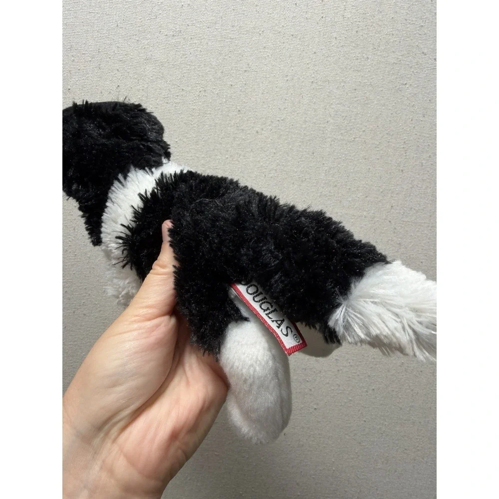Douglas Border Collie black white stuffed animal plush toy‎ 8